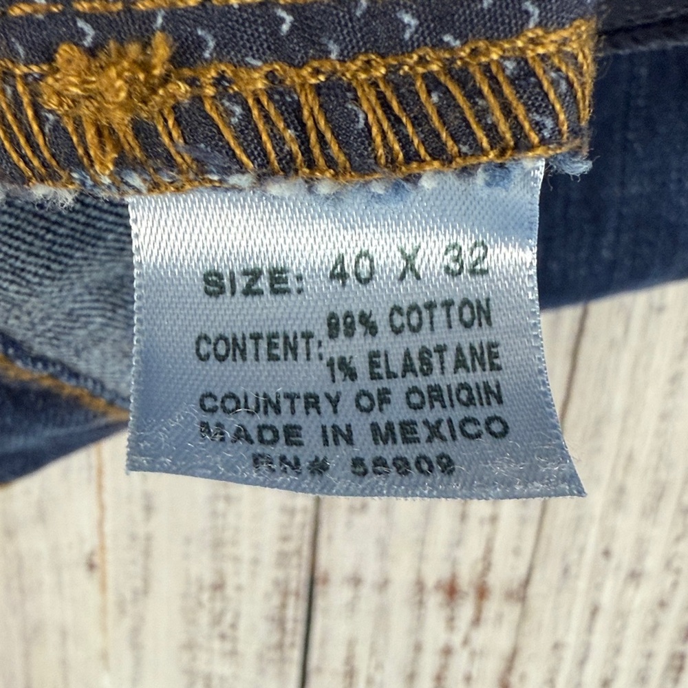 Daniel Cremieux straight leg blue Jeans Size 40 X 32 - Picture 4 of 13